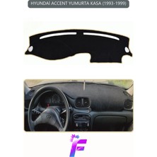 E-BİZ Hyundai Accent Yumurta Kasa (1993-1999) Torpido Örtüsü | Güneşten, Isıdan, Çatlamadan Korur | G2