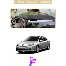 E-BİZ Renault Latıtude Uyumlu Torpido Örtüsü | Yansıma Önleyici | Tam Koruma | Hızlı ve Kolay Montaj | J91