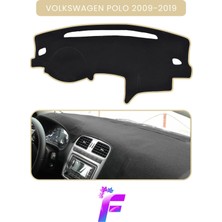 E-BİZ Volkswagen Polo (2009-2019) Araca Özel Torpido Örtüsü | Ön Göğüs Kılıfı | Tam Koruma | Tam Uyum |C43