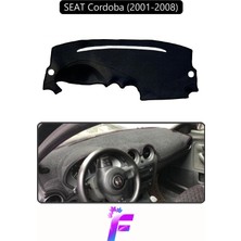 E-BİZ Seat Cordoba (2001-2008) Uyumlu Torpido Örtüsü | Yansıma Önleyici | Tam Koruma | Hızlı Montaj | K12