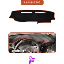 E-BİZ Peugeot 106 Uyumlu Torpido Örtüsü | Güneşten Korur | Kolay Montaj | Tam Uyum | Oto Aksesuar | T70