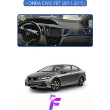 E-BİZ Honda Cıvıc Fb7 (2011-2015) Torpido Örtüsü | Güneşten Korur | Kolay Montaj | Tam Uyum | F59