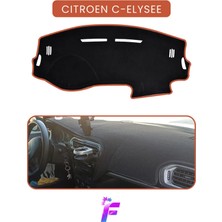 E-BİZ Cıtroen C Elysee Uyumlu Torpido Örtüsü | Güneşten, Isıdan, Çatlamadan Korur | Oto Aksesuar | TA58