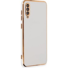 Verto Newface Samsung Galaxy A50 Kılıf Volet Silikon - Beyaz