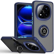 Beei   Note 14 Pro Plus Kılıf Montreal Yüzüklü  Kapak - Lacivert