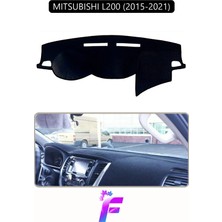 E-BİZ Mıtsubıshı L200 (2015-2021) Araca Özel Torpido Örtüsü | Kolay Montaj | Güneşten Korur | Koruma | H42