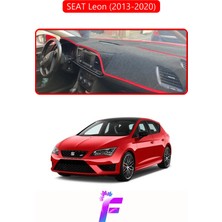 E-BİZ Seat Leon (2013-2020) Uyumlu Torpido Örtüsü | Yansıma Önleyici | Tam Koruma | Hızlı Montaj | K27