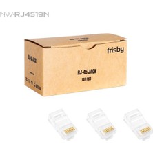 Frısby FNWRJ4519N RJ45 Cat5 Utp 100 Adet Konnektor