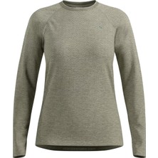 Odlo T- Crew Neck Ls Essential Seamless Erkek Yeşil Koşu Tişört