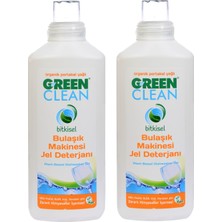 Green Clean Bitkisel Jel Bulaşık Makinesi Deterjanı 2'li Portakal Kokusuyla Yüksek Performans