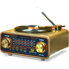 Royal Trend Nostaljik Trend Radyo,plakçalar Görünüm Bluetooth Nostalji Radyo