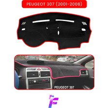 E-BİZ Peugeot 307 (2001-2008) Araca Özel Torpido Örtüsü | Ön Göğüs Kılıfı | Tam Koruma | Oto Aksesuar |T93