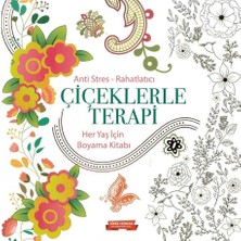 Gönül Yayıncılık Mandala Çiçeklerle Terapi - Her Yaş İçin 48 Sayfalık Boyama Kitabı Komisyon Yazarı