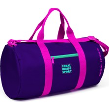 Coral High Spor Duffle Çanta Mor Poliüretan Malzeme ile Ergonomik Tasarım Özellikli 27501