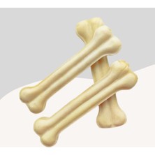 Miçiko Vıp Yüksek Kalite 27-28CM Beyaz Press Çiğneme Kemiği 3lü Paket