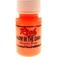 Rich Karanlıkta Parlayan Hayalet Boya 50Cc. N:3006 Turuncu