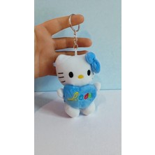Famemus Accessory Hello Kitty Love Yazan Peluş Anahtarlık