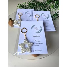 LMS Gift Inci Yıldız Anahtarlık Nişan Hatırası 30 Adet