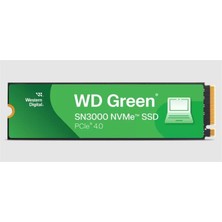 1 Tb Wd Green SN300 Pcı4.0 5000MB/S 4200MB/S M2 SSD WDS100T4G0E
