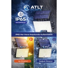 Atlt Atlantis 268 Ledli 60W Solar Projektör Güneş Enerjili Hareket Sensörlü 3 Modlu Solar Lamba Beyaz Işık