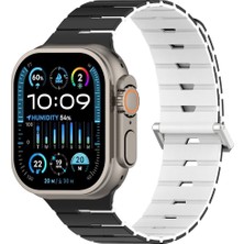 Kordify Apple Watch 49/46/45/44/42MM Uyumlu Zed Magnet Silikon Kordon