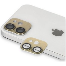 Freedom Storee Apple Iphone 11 Pers Alüminyum Kamera Lens - Gold