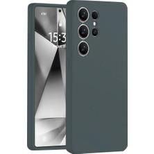 Beei  Galaxy S25 Ultra Kılıf Nano Içi Kadife  - Koyu Yeşil