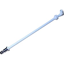 Vitkar Klozet Taharet Çubuğu Krom Uçlu 34 cm Kolay Montaj Özelliği ile Tüm Klozetler İçin Uygun