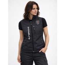 Arthur Kadın Özel Ön Yazılı Güvenlik Yeleği - Nakış Işlemeli - Su Itici Kumaş - Yazlık 3 Cepli