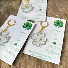 LMS Gift 20 Adet Kartlı Epoksi Anahtarlık Düğün,kına,söz,nişan,bebek Hediyeliği Anahtarlık Hediyelike