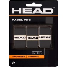 PremiumPort Padel Pro Siyah Overgrip, 3'lü Set, Üstün Tutuş ve Konfor Sağlar