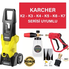 Jo Moyner Karcher K Serisi Uyumlu Köpük Aparatı Köpük Tabancası Set 1000ML Karcher K Uyumlu Foam Lance