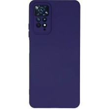 Poyraz Market Newface Xiaomi Redmi Note 11 Pro Kılıf Nano Içi Kadife Silikon - Mor