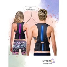 Manyetik Dik Durus Korsesi, Omuz ve Bel Destekli Rahat Tasarım