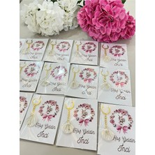 LMS Gift Incili Istiridye Anahtarlık Nişan Söz Kına Nikah Hatırası Doğum Günü 10ADET