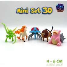 Neptune3D Pokemon Mini Figür Seti 30 (Scyther, Rapidash, Tentacruel, Tauros, Slowbro)