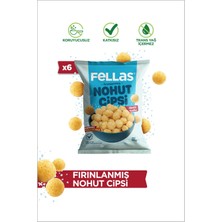 Fellas Nohut Cipsi - Deniz Tuzlu (50 g) x 6 Adet