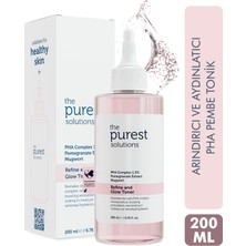The Purest Solutions Hassas Ciltler İçin Arındırıcı ve Aydınlatıcı PHA Pembe Tonik