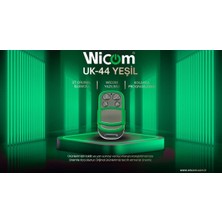 Lucciola Wicom Yeşil Renkli Uk-44 Akıllı Kodlanabilir Kumanda (Otomatik Kapı Motoru,kepenk,bariyer,panjur)