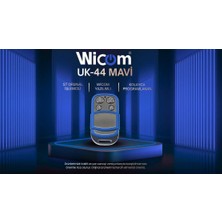 Lucciola Wicom Mavi Renkli Uk-44 Akıllı Kodlanabilir Kumanda (Otomatik Kapı Motoru,kepenk,bariyer,panjur)