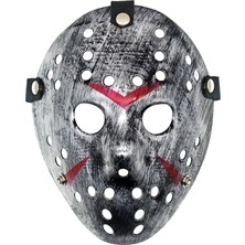 Freedom Storee Jason Maskesi Hannibal Maskesi Metal Gümüş Renk 20X25 cm