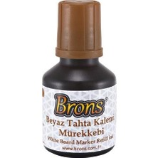 Brons Kahverengi Beyaz Tahta Kalemi Mürekkebi 30 cc Sarf Malzemeleri İçin Uygun