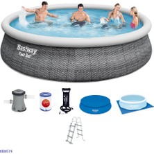 Bestway Büyük Şişme Havuz Seti 457X107CM Bw 519