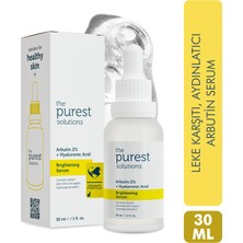 The Purest Solutions, Leke Karşıtı Arbutin Cilt Bakım Serumu 30 ml  (Arbutin %2 + Hyaluronic Acid)