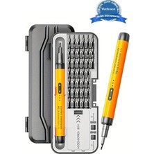 Freedom Storee 3.7V Şarjlı Mini Elektrikli Tornavida Seti 500MAH Type-C Manyetik Hassas Uçlu Vida Seti 38 Parça