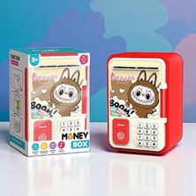 Akıllı Durak Labubu Desenli Atm Kumbara