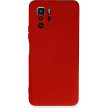 Verto Newface Xiaomi Poco X3 Gt Kılıf Nano Içi Kadife Silikon - Kırmızı