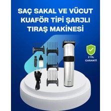 Poyraz Market Paslanmaz Çelik Bıçaklı Tıraş Makinesi – Keskin ve Dayanıklı