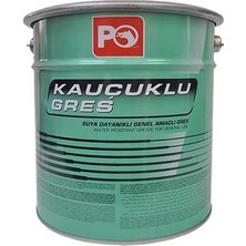 Petrol Ofisi Kauçuklu Gres No:3 14 Kg Suya Dayanıklı Özellikli Araç Bakım Ürünü