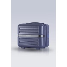 Zeplin Nora PC Policarbon Makyaj Çantası & El Valizi Lacivert